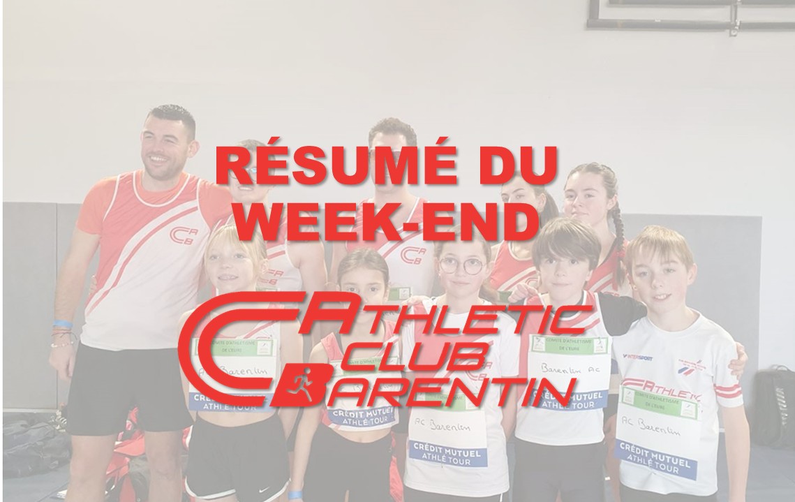 Résumé du week-end